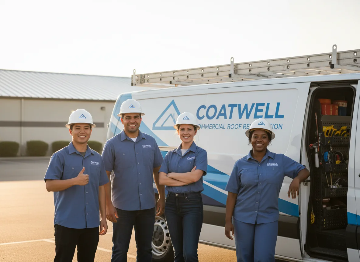 Commercial roof coating company in Centerville, TX